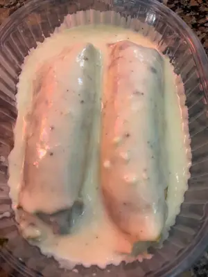 Canelones Con Salsa Blanca
