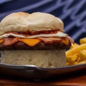 Premium burger + Papas