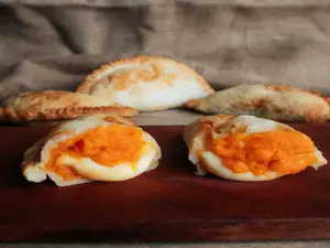 Empanada de calabaza y queso