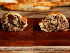 Empanada osobuco al vino tinto
