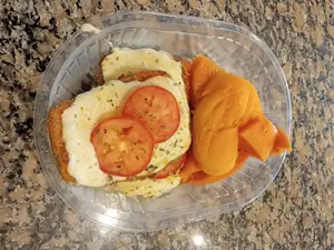 Milanesa de berenjenas al plato