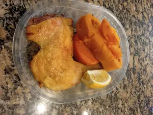 Pata y muslo al plato