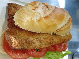 Sánguche milanesa de carne