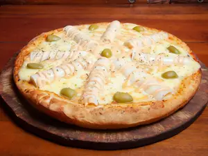 Pizza con palmitos