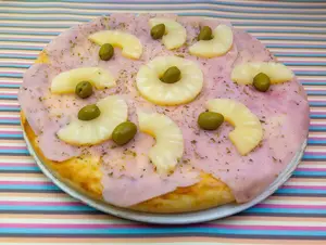 Pizza hawaiana