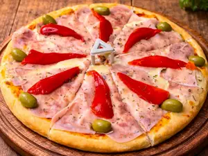 Jamón y morrones