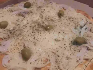 Individual fugazza con queso