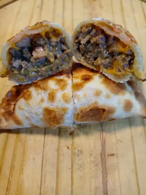 Empanada chesse búrguer