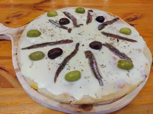 Pizza con anchoas