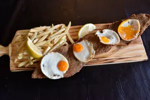 Milanesa Plato Caballo C/Papas