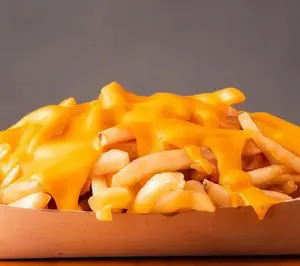 Papas con cheddar