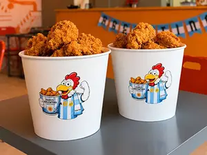 Balde de pollo frito para 4