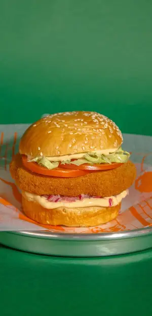 Sándwich veggie sin papas