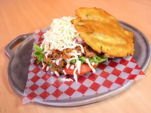 Patacón de carne