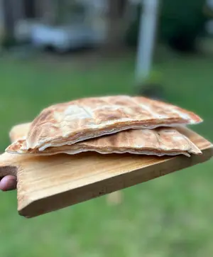 Tostado árabe jamón y queso