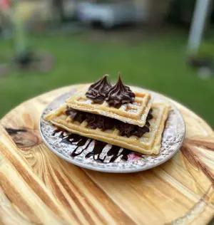 Waffle dulce de leche