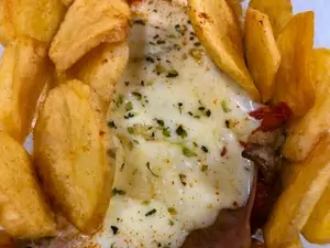 Matambre A La Pizza Con Fritas
