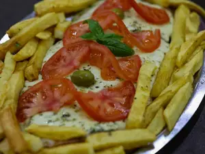 Mila de carne napo c/ fritas
