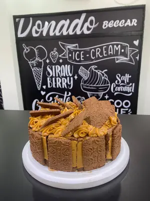 Torta helada de chocotorta