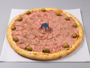 Pizza gigante jamón