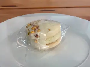 Alfajor de pistacho