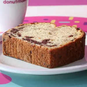 Budín de banana y chocolate