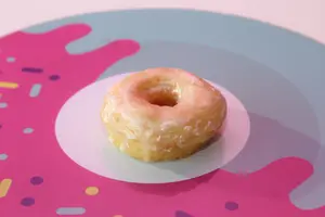 Donut glaseada
