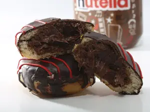 Donut rellena nutella