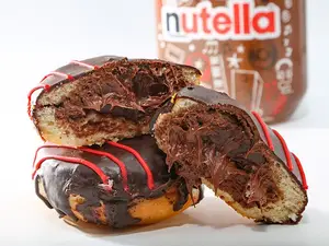 Donut nutella rellena