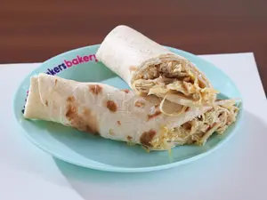 Wrap pollo y cebolla