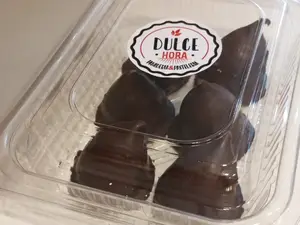 Conitos de chocolate  negro
