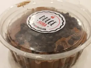 Postre mouse de chocolate
