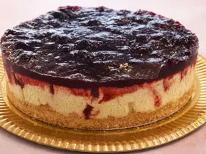 Cheesecake con frutos rojos