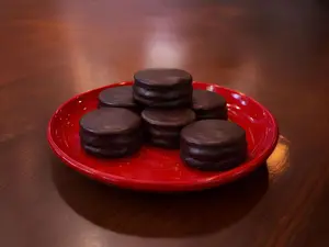 Alfajorcitos chocolate negro