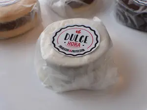 Alfajor chocolate blanco