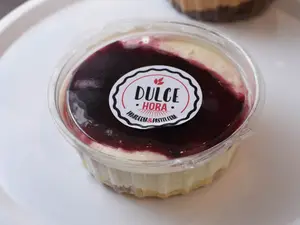 Postre chesscake frutos rojos