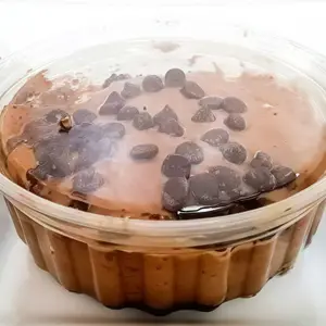 Postre mousse de chocolate