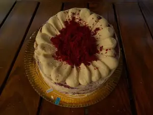 Porción red velvet