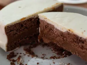 Alfajor chocolate blanco