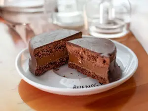 Alfajor chocolate negro