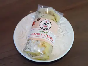 Wrap de carne y criolla