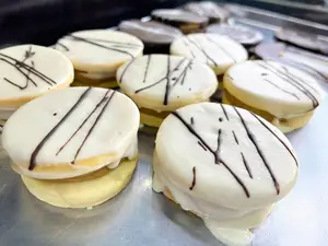 Alfaj choco blanco dulce leche