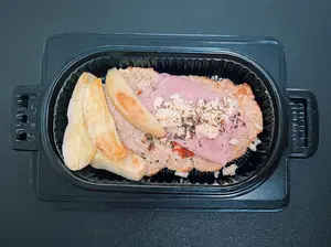 Milanesa con papas rústicas