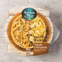 Tarta de cebolla y muzzarella