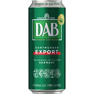 Cerveza Dab Lager Original Lata 500 ml