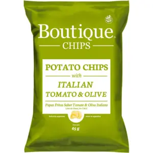 Chips De Papas Boutique Chips Sabor Tomate & Oliva Italiano 65 g