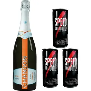 Espumante Chandon Delice + 3 Energizante Speed 250 ml