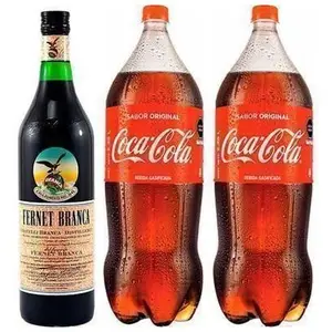 Fernet Branca 1Lt + 2 Coca Cola 2.25Lts