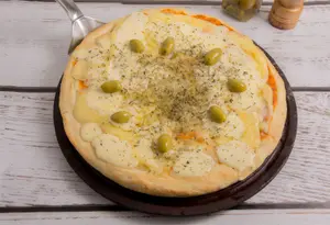 Pizza cuatro quesos