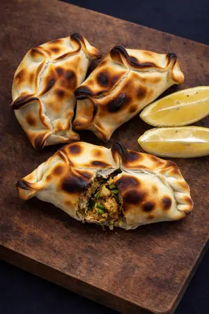 Empanada cebolla y queso